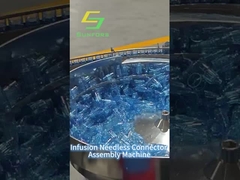 Maszyna do montażu łącznika bezigłowego do infuzji