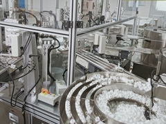 Stabilna praca Precyzyjne pozycjonowanie dla zautomatyzowanej maszyny do montażu helikapów do zakręcania butelek z mlekiem