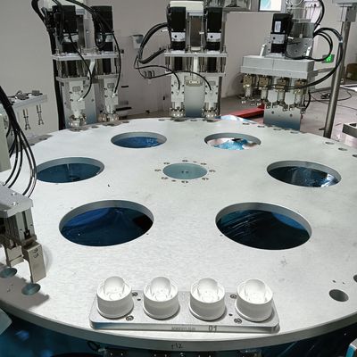 Pralnia czyszcząca czapka Automatyczna maszyna montażowa Obrót obrabiarek wykonany ze stali nierdzewnej